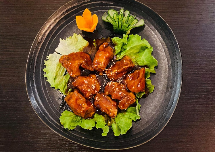 Travers porc caramélisés Travers porc caramélisés